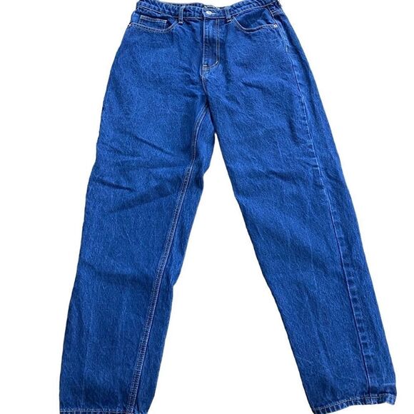 Prettylittlething denim Mom jeans size 8 high waisted - Picture 1 of 7